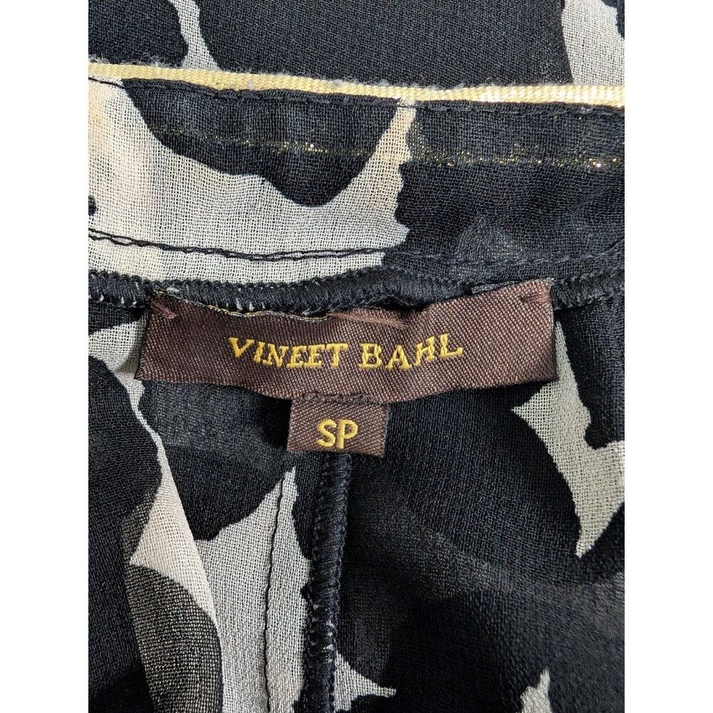 Anthropologie Vineet Bahl Embroidered Caftan Sheer Maxi Dress Matching Slip Sz S - Picture 12 of 15